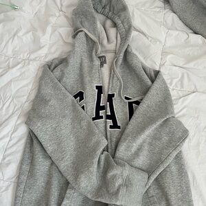 Large Gap Zip Up hoodie
